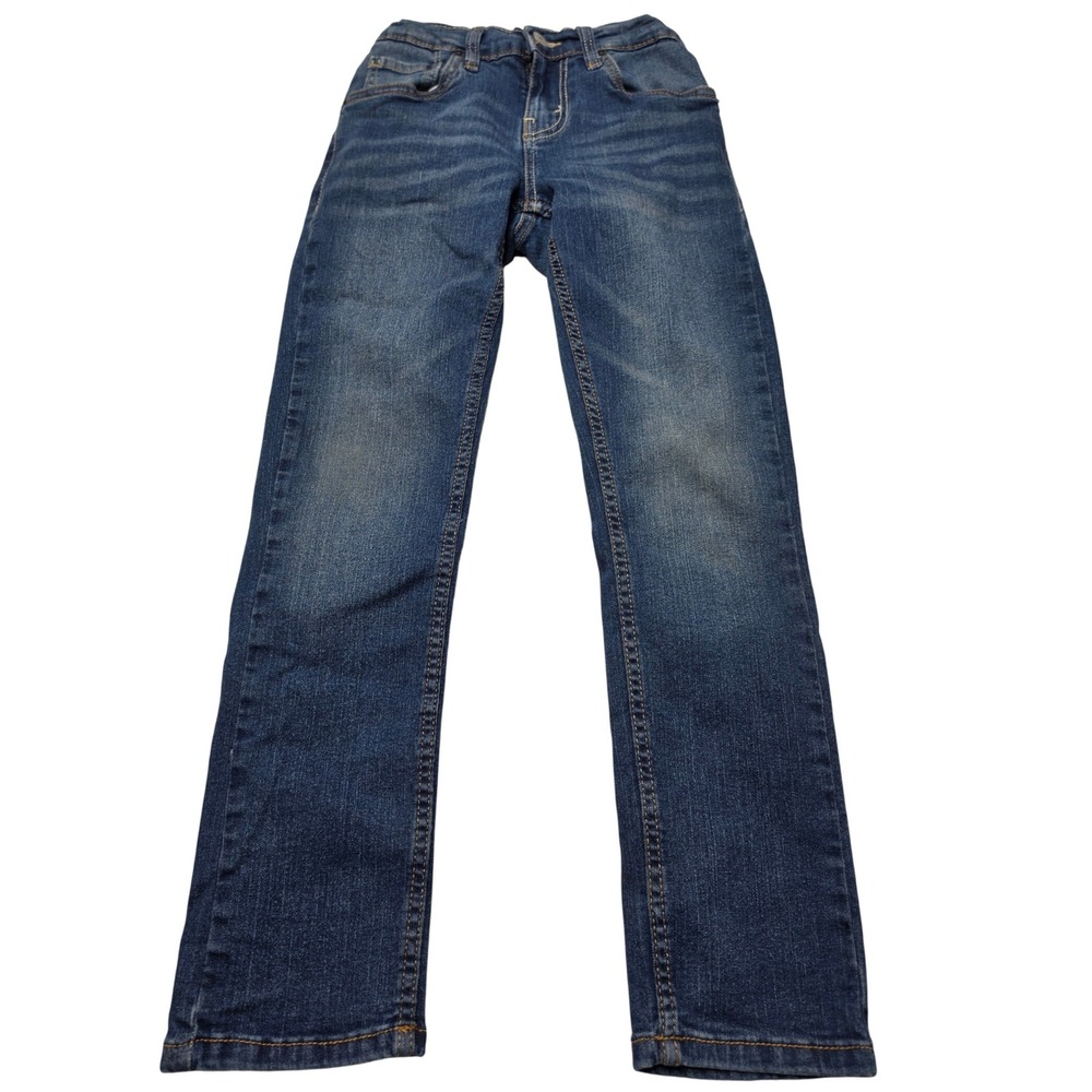 Levis 510 Performance Skinny Jeans Boys Size 10 Reg Medium Wash Blue Denim
